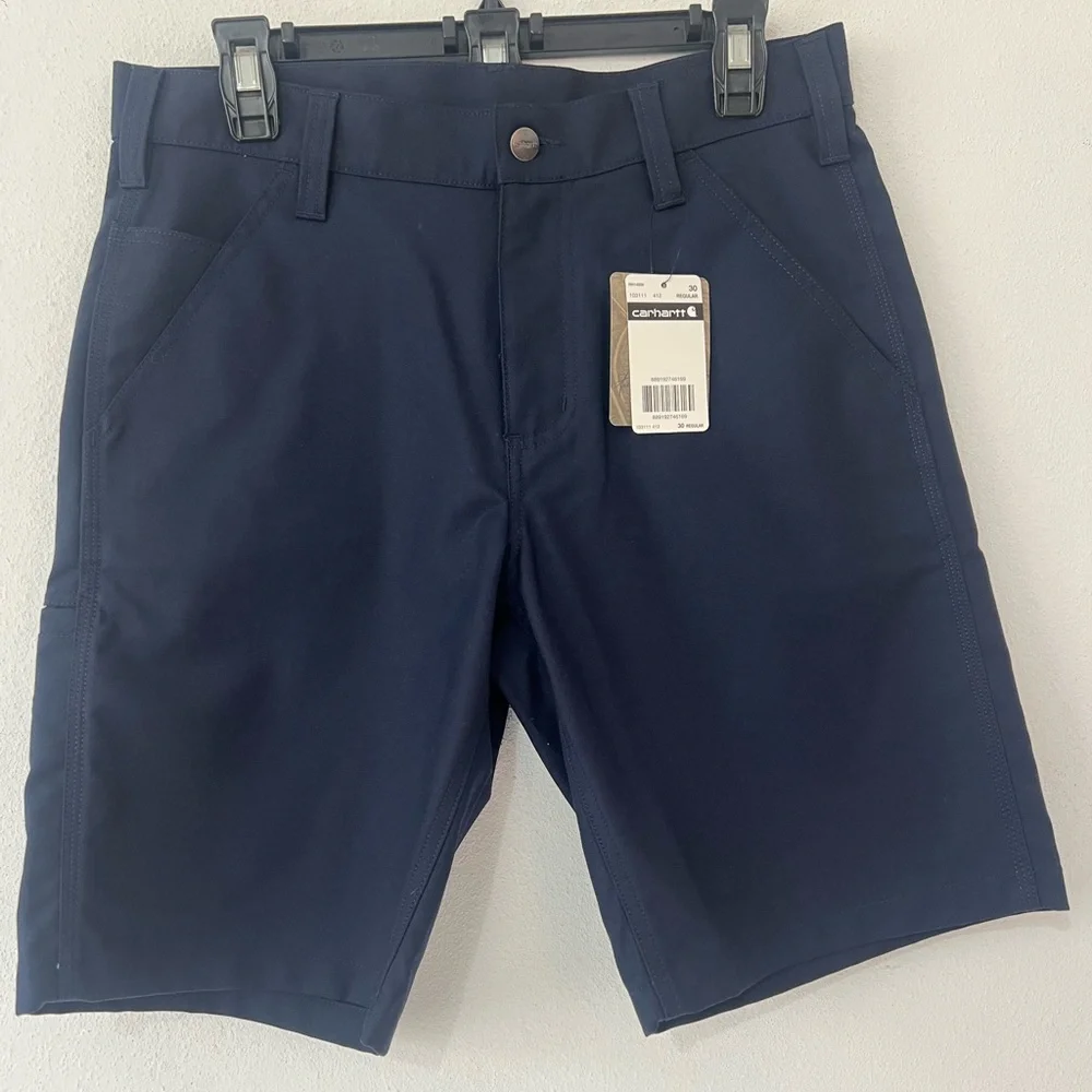 Carhartt Men’s Navy Size 30 Rugged Work Shorts Navy Blue Side Pocket
Inseam: 10” - Picture 4 of 16